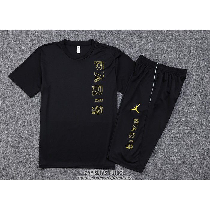 Chandal del Paris Saint-Germain Jordan Manga Corta 2023/2024 Negro - Pantalon Corto